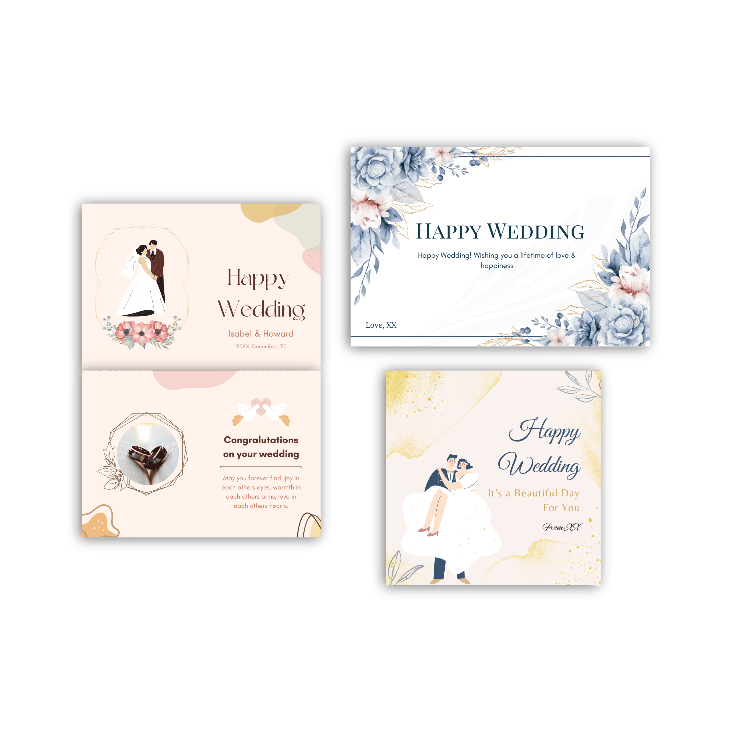 Happy Wedding Cards